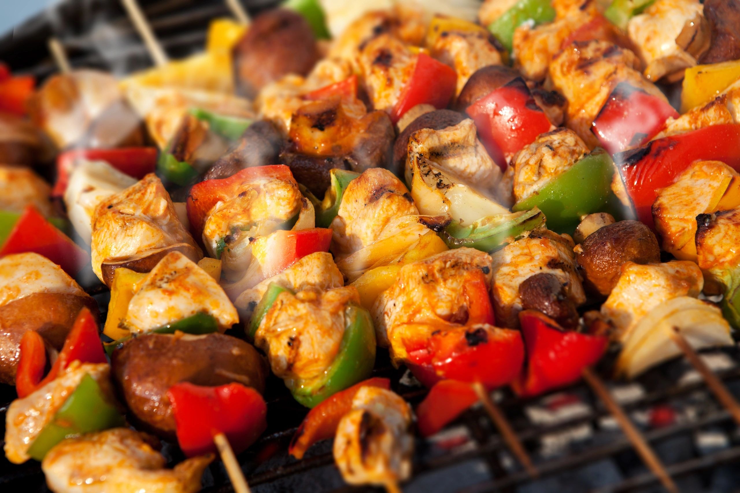 Greek catering food spread