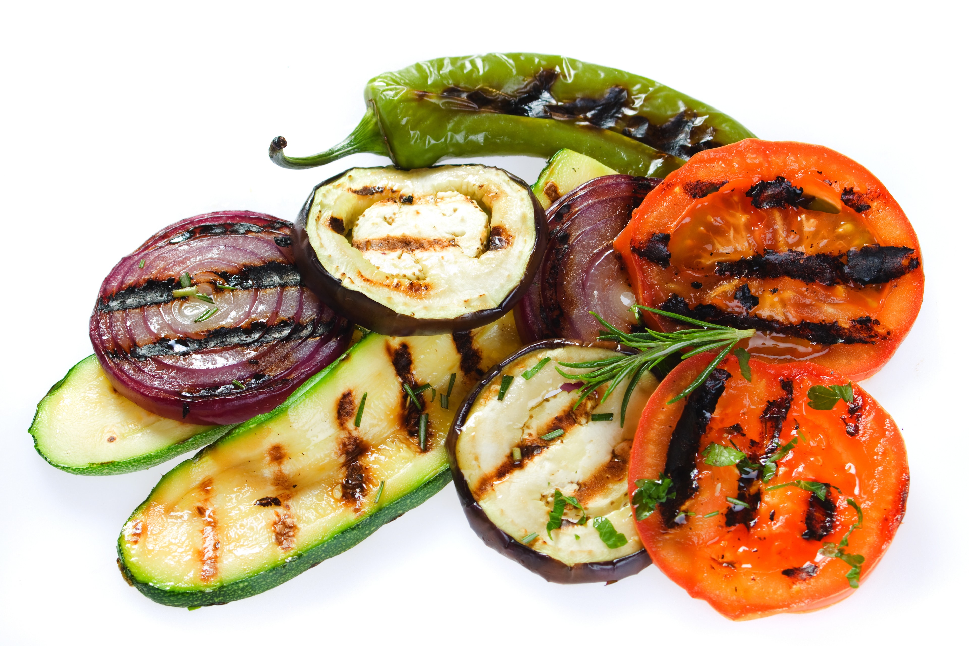 Grilled vegetables catering